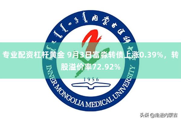 专业配资杠杆黄金 9月3日富淼转债上涨0.39%，转股溢价率72.92%