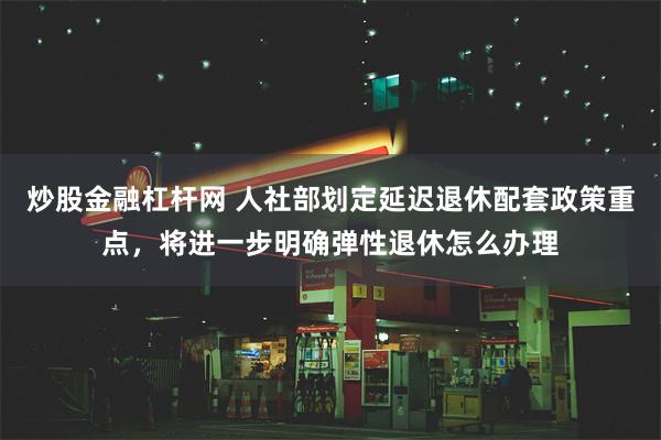 炒股金融杠杆网 人社部划定延迟退休配套政策重点，将进一步明确弹性退休怎么办理