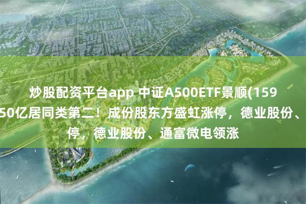 炒股配资平台app 中证A500ETF景顺(159353)规模超150亿居同类第二！成份股东方盛虹涨停，德业股份、通富微电领涨