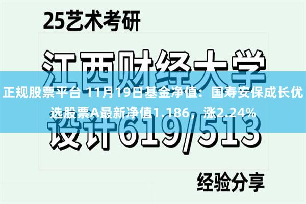 正规股票平台 11月19日基金净值：国寿安保成长优选股票A最新净值1.186，涨2.24%