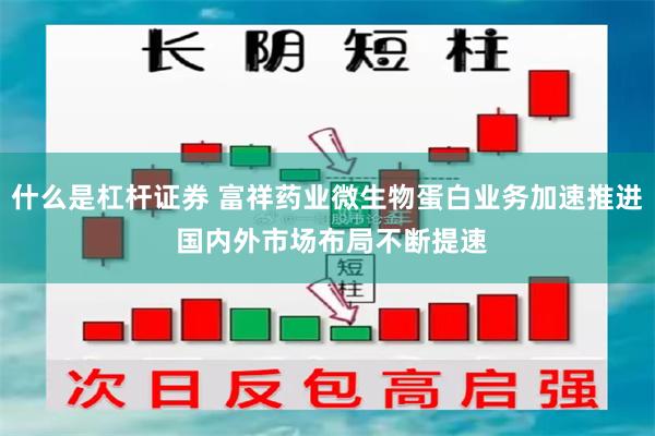 什么是杠杆证券 富祥药业微生物蛋白业务加速推进 国内外市场布局不断提速